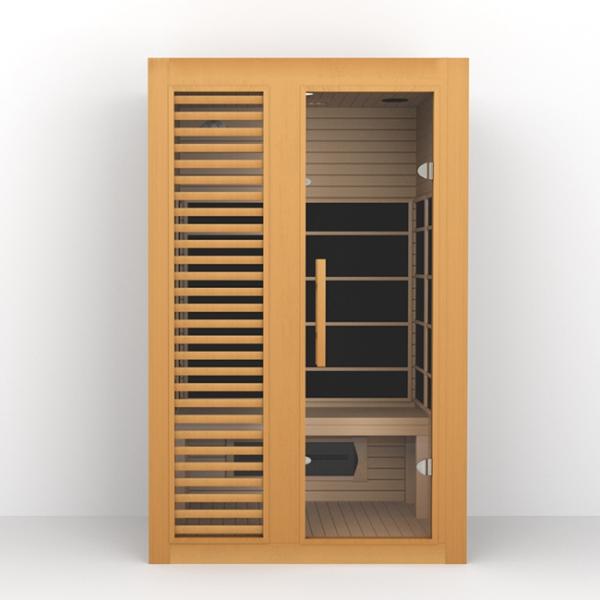 Negative Detox Therapy 2 Person Infrared Sauna Energy Efficient With Led Light
