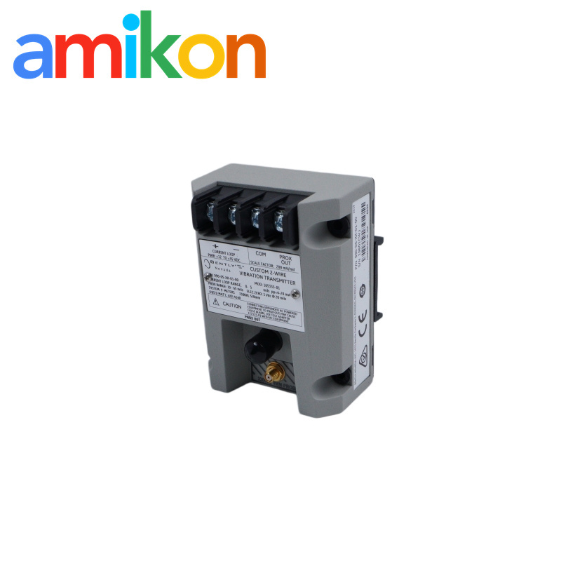 990-05-XX-01-00 MOD:165335-01 Bently Nevada Factory-Calibrated Proximity Transmitter for 4140 Steel Vibration Monitoring
