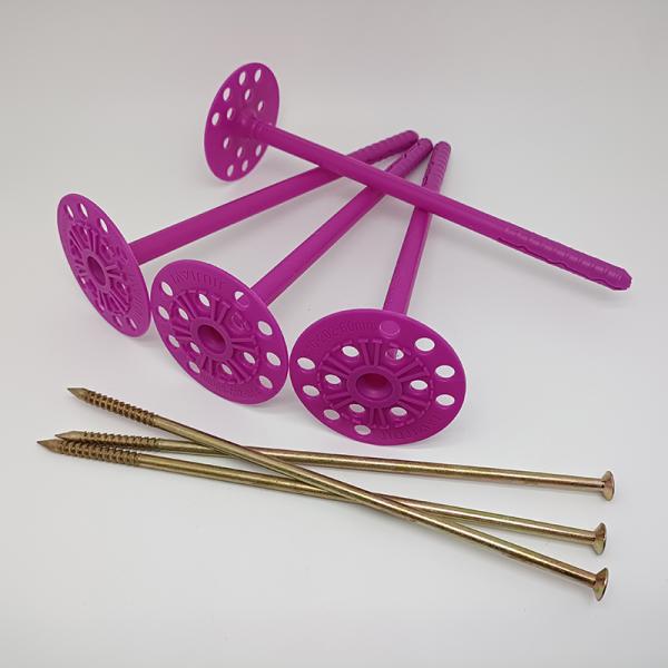 Dowel Plastic Insulation Anchors Wall Fastener Essential Insulation Fixings OEM / ODM