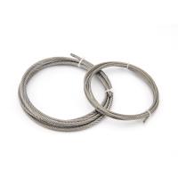 TSHS 1*7 304 316 0.3mm Stainless Steel Wire Rope Cable  300 Series Material 1 X 7 Wire Rope