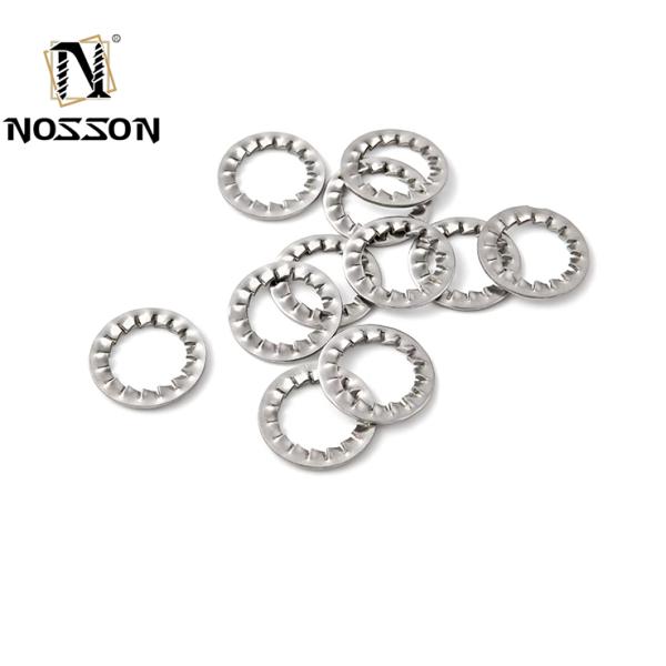 Split Style Stainless Steel DIN6797 External Teeth Lock Spring Serrated Washer for JIS Standard M6-M30 to Meet Customer Requirements