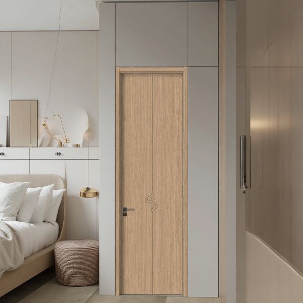 Custom Interior Original Wood Doors Sound Insulated Bedroom Entry Door