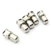 Inserts filetés à bride hexagonale nickelés usinés CNC sur mesure