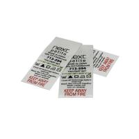 Les labels d'impression d'écran en soie pour des vêtements lissent le soin de vêtements de nuit