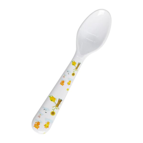 Custom Food-Grade Sublimation Blank Kids Plastic Cutlery Fork Spoon Knife