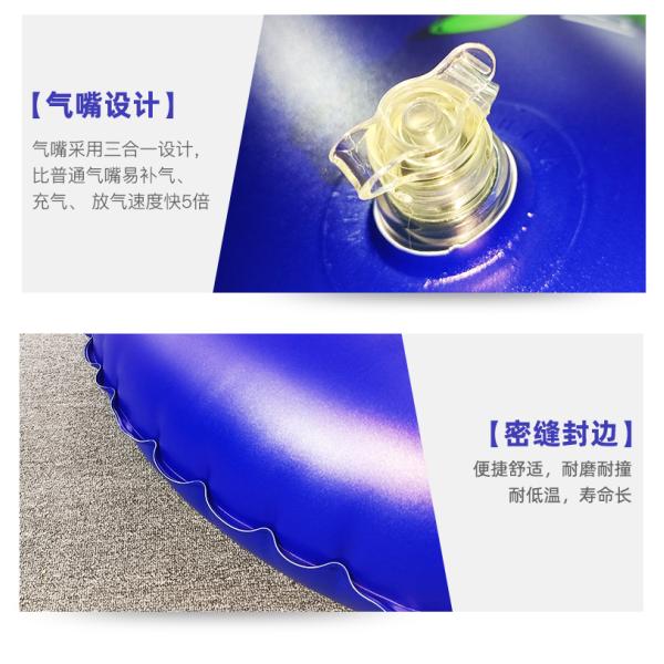 LC Enfants en plein air Hiver amusant Dinosaure T-rex traîneau de neige pliable Adulte Traîneau de neige portable Pvc Snow Tube