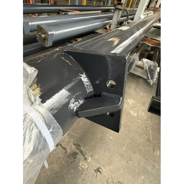 8000mm Stroke Hard Chrome Plated Steel Hydraulic Telescoping Cylinder With Flange