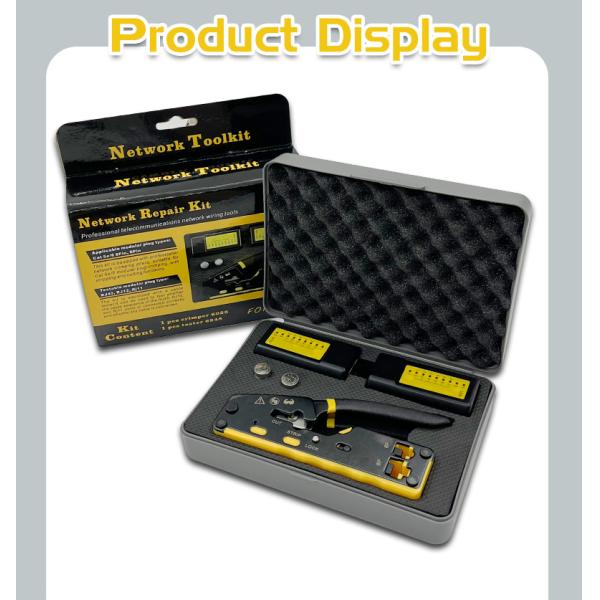 Комплект инструментов Cat7 RJ45 Cable Tester Network Wiring Tools Repair Kit Сетевой набор инструментов Cat7