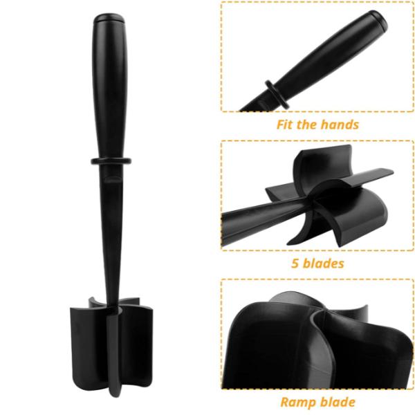 Heat Resistant ABS Bulk Kitchen Supplies Hamburger Meat Masher