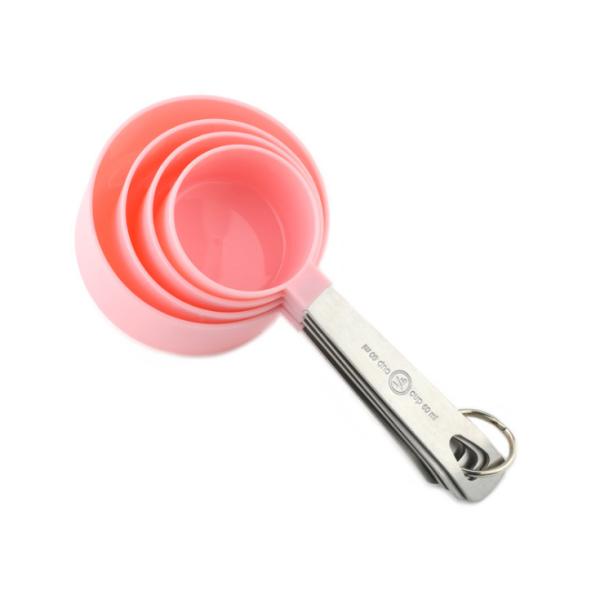 4 Pcs Set Silicone Measuring Spoon Size Measuring Cups Baking Tools With Graduated