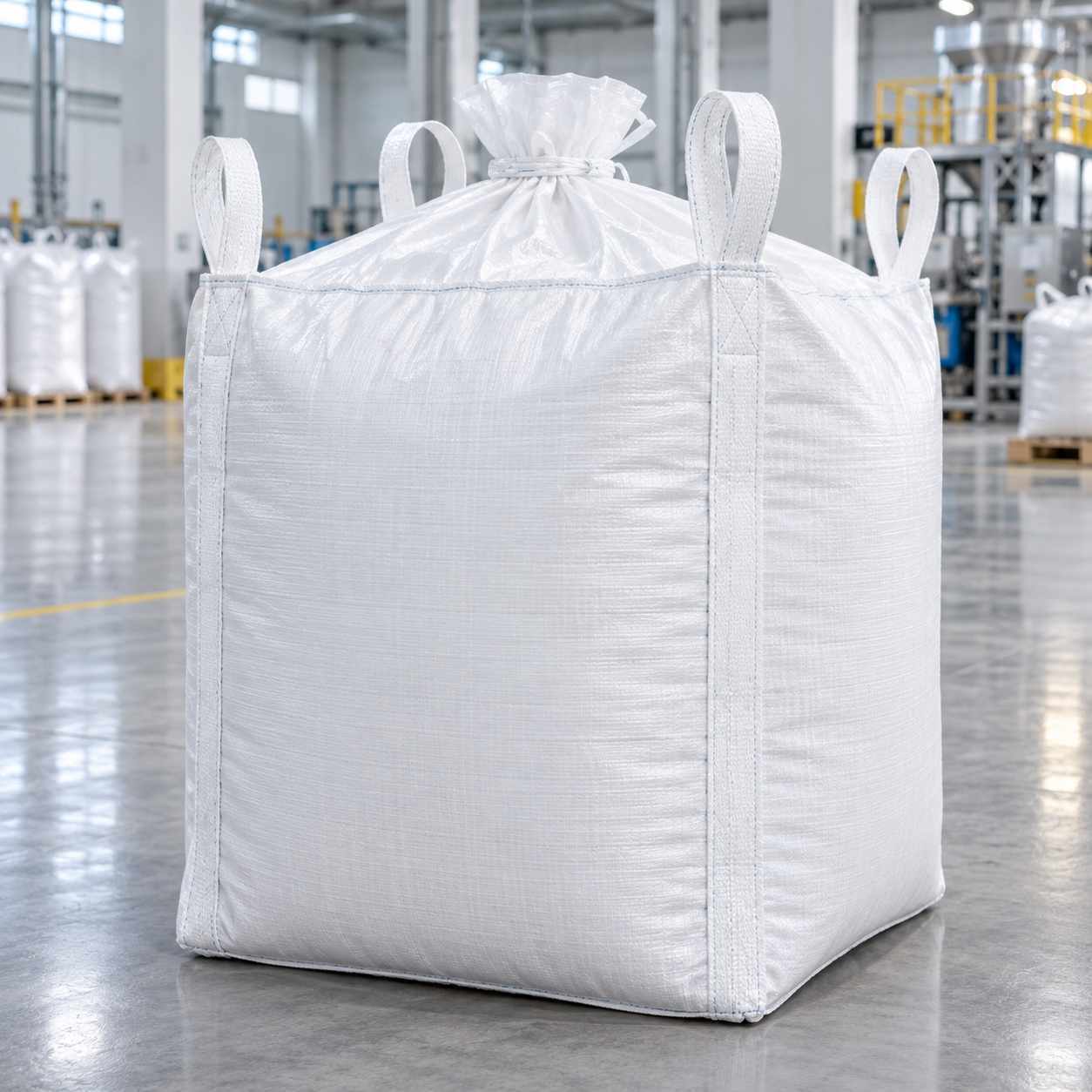 1% UV Additive Lithium Carbonate FIBC Bag With Coated Baffle Structure