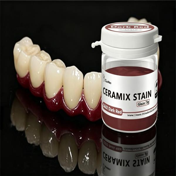 Variable Opacity Options Dental Stain and Glaze Ceramic Stain Featuring 24 Months Shelflife Designed for Dental Color Matching