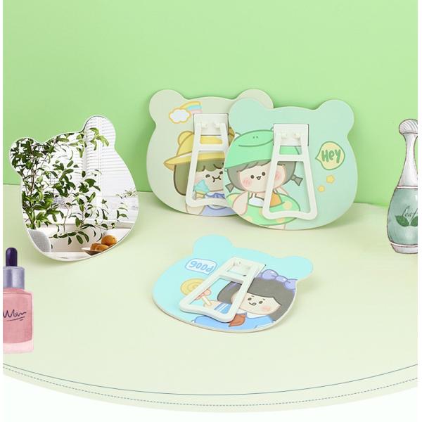 Mini Makeup Compact Small Pocket Little Square Home Decor Mirror and Fashion Design Style