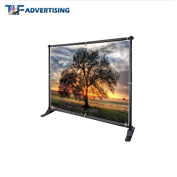 10x8 Ft Stand Trade Show Booth Backdrop Telescopic Adjustable Flat Straight