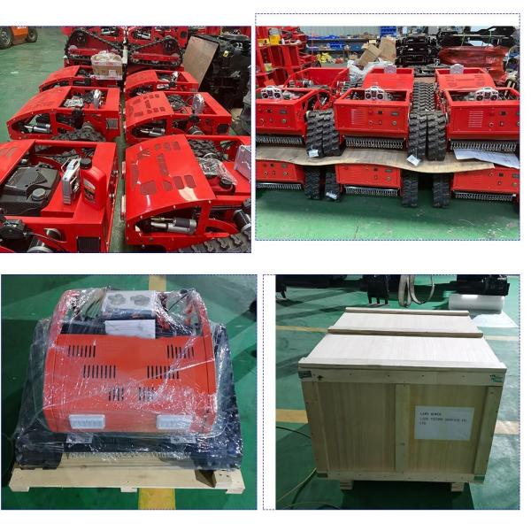 Large Remote Control Lawn Mower 4 Stroke Safety Level 55 Deg