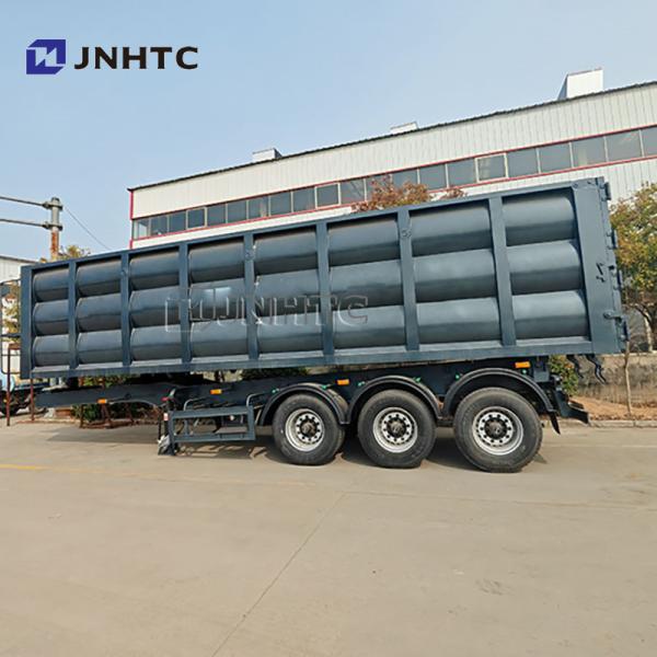 Dump Semi-trailer China 40 Ton 50 Ton Truck 3 Axle Hydraulic Mining Trailer