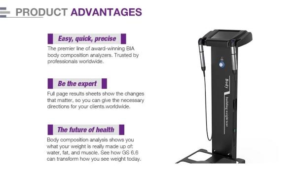 Full Body Health Digital Fat Bioelectrical Impedance Analysis Analyzer Scale