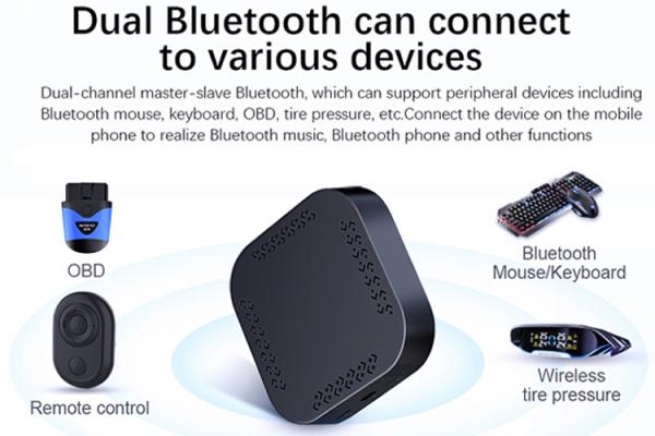 Android 9.0 Smart Ai Box Carplay 4G+64G 8 Core 1.8G Cortex A53 Android Auto Dongle