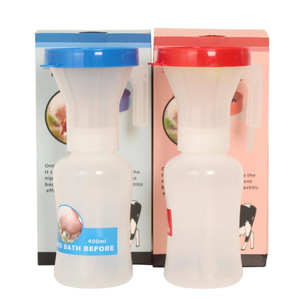Glass Fiber 400ml Cows Teat Dip Cup Prevention Treatment Of Mastitis