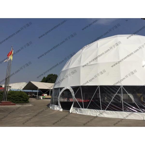 Outdoor PVC 5-50m Big Wedding Portable Geodesic Dome Shelter Event Party Tent