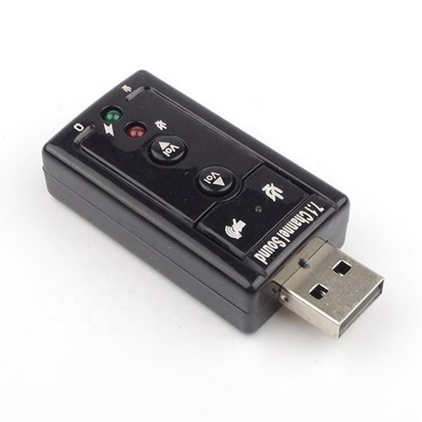 Plug and Play Audio Mic Studio USB External Sound Card Adapter