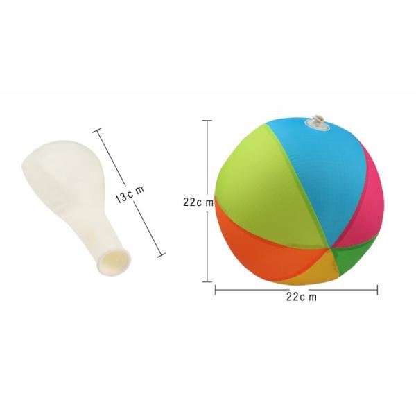 Ткань Игрушечный мяч неоновый 8.5 дюймовый надувная сетка футболка