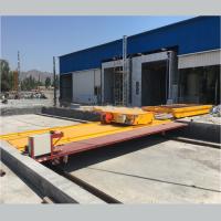 Carro do transporte da balsa dos trilhos de cruzamento