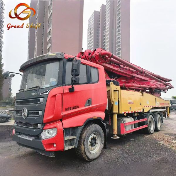 Used SANY SYM5340THB 48m Boom Concrete Pump Truck with 170m³/h Output, 2020 Model Ready to Ship