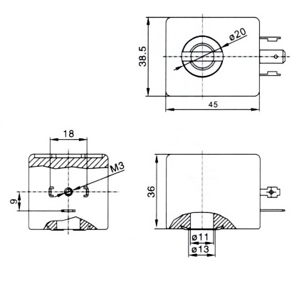 D-BB11036001 SCG353A043 3/4