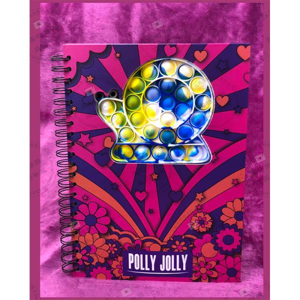 Школьные офисные аксессуары твердое покрытие спиральный блокнот с прочным силиконовым покрытием