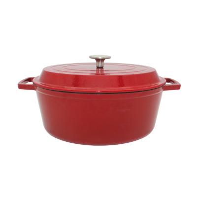 Enamel Cast Iron Stew Pot 4.5L / 6.8L Muilt Use For Kitchenware