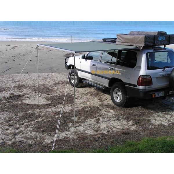 One Bedroom Car Roof Foxwing Awning Canvas Fabric and Easy to Install for 5-8 Persons