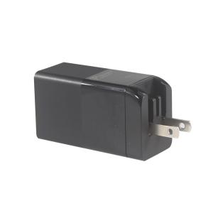 65W GaN PD Fast Charger with USB-C and USB-A Ports US Plug