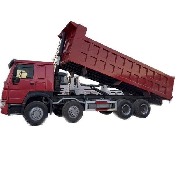 Sinotruk Howo 8x4 371 375 camião de descarga A solução definitiva para o diesel e cargas pesadas