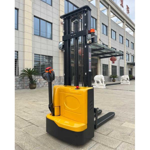 Electric Walkie Stacker 1500kg Load Capacity 3M Lift Height