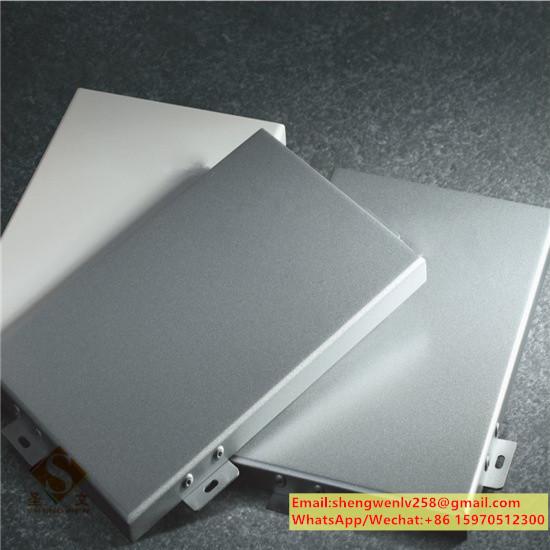 Metal aluminum perforated cladding panel with art patterns perforation used for building facade