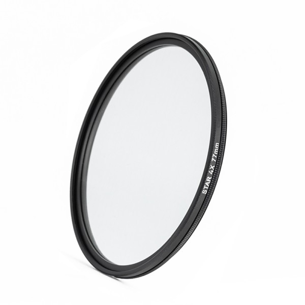 Rotatable 4 Point Starburst Filter 52mm 58mm 67mm 77mm 82mm Star Lens Filter For DSLR Cameras