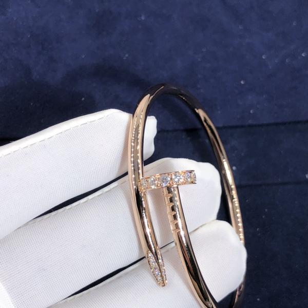Elegant Car Tier 18k GoldJuste Un Clou Bracelet  Natural Diamonds Real Gold Real Diamonds