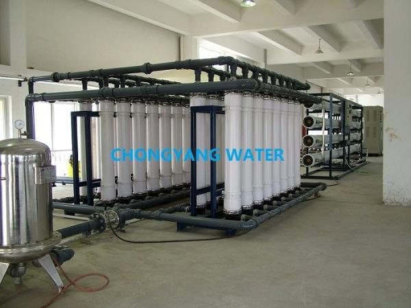 ISO Ultrafiltration Membrane System Ultrafiltration Water Treatment Plant For Mineral Water