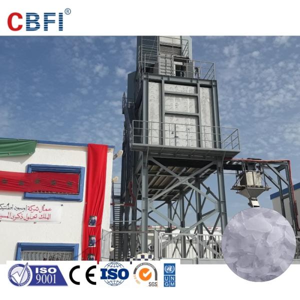 L'air amical de 10 20 30 60 Ton Flake Ice Machine Environmetal s'est refroidi