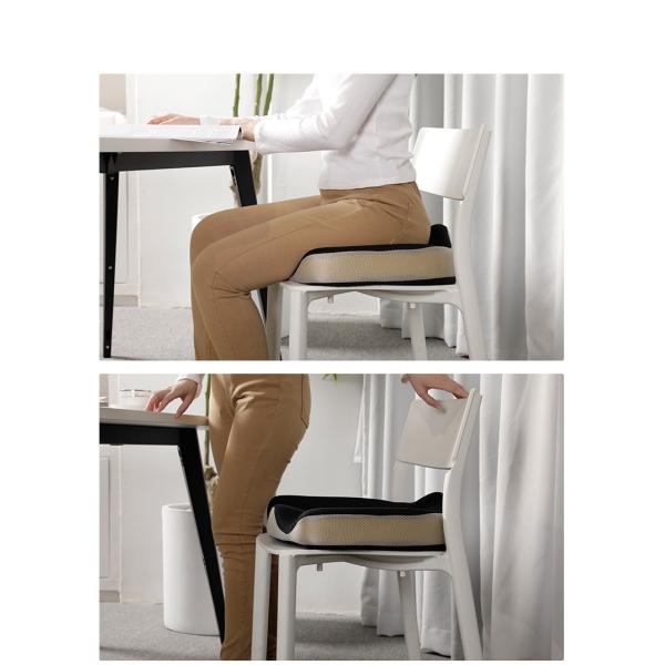 Memory Foam Pressure Relief Comfort Seat Cushion Pillow Butt Pads for Maximum Comfort