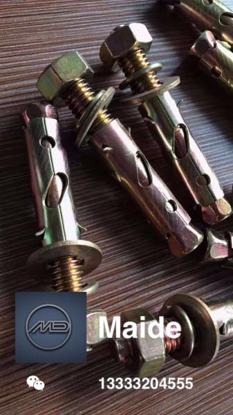 Stainless Steel Sleeve Anchor Bolts For Brick , Screw Sleeve Fastener Concrete Block Anchors 