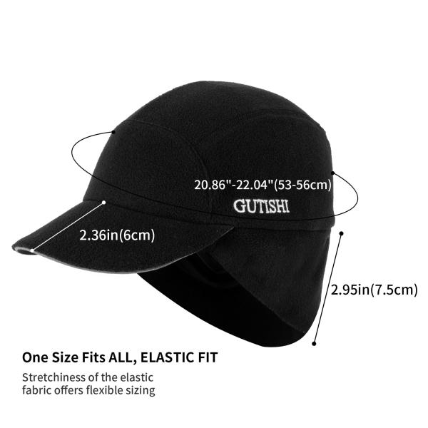 Sombrero de cola de caballo de lana para mujeres Sombrero de invierno reflectante con calefactor de orejas