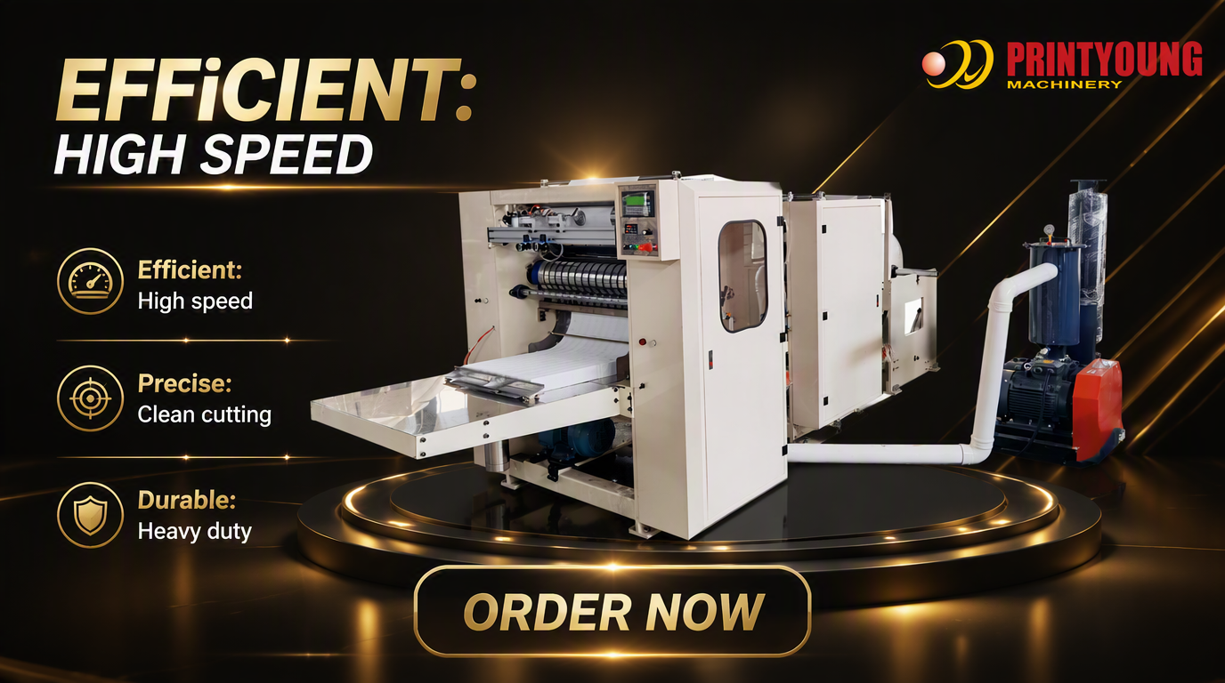 210-V-3L Facial Tissue Folding Machine 380V Home Use