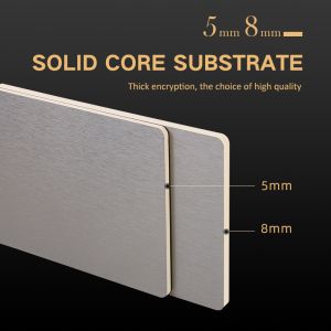 PVC Decorative Metal Bamboo Charcoal Fibre Board Panel Moistureproof