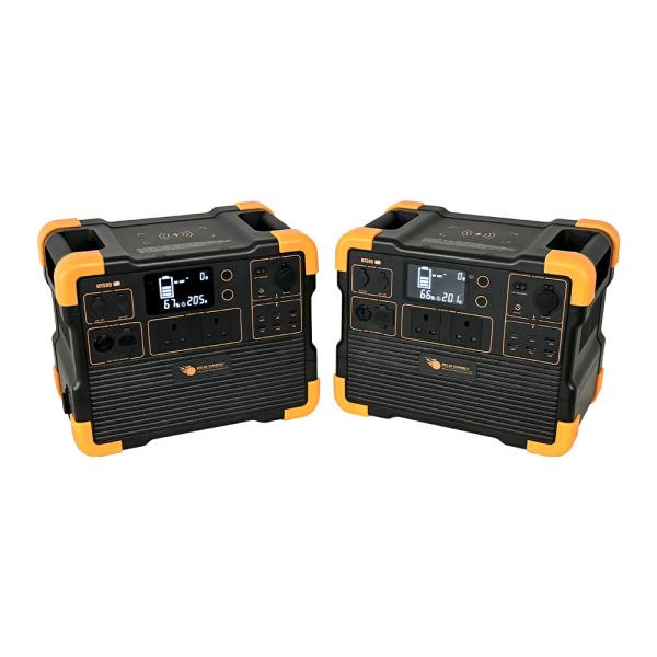 Generador de inversor solar de energía solar portátil de aprovechamiento de energía solar UPS 2200W