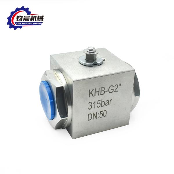 Stainless Steel KHB-G2'' 315bar High Pressure Ball Valve Hydraulic Gas/Water/Oil