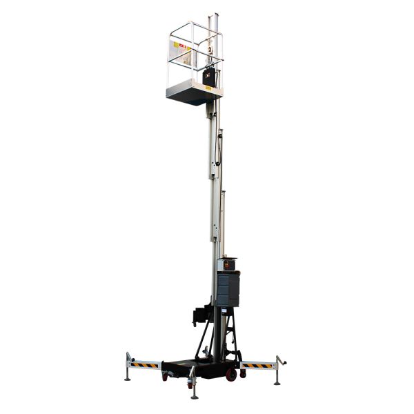 4m-16m 250kg Electric Mobile Dual Single Mast Lift For Station Facilities Repair