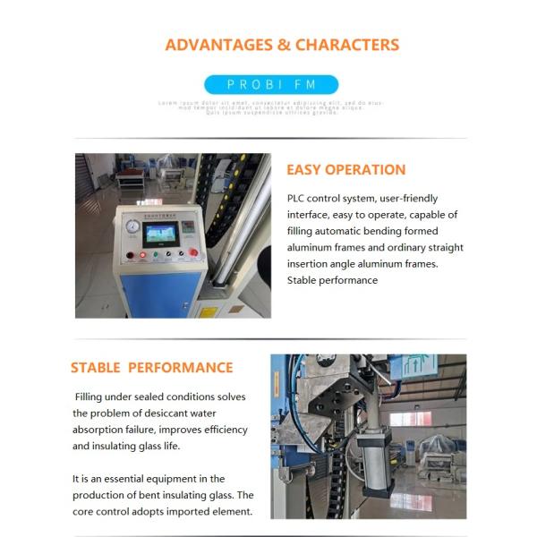 Factory Direct Sell Hollow Glass Equipment Desiccant Filling Machine Insulated Glass Machine