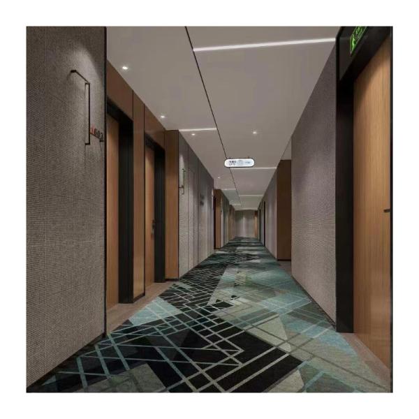 Commercial Flooring Fire Proof Carpet with 1360g/m2 Pile Weight and Flat Cut Design